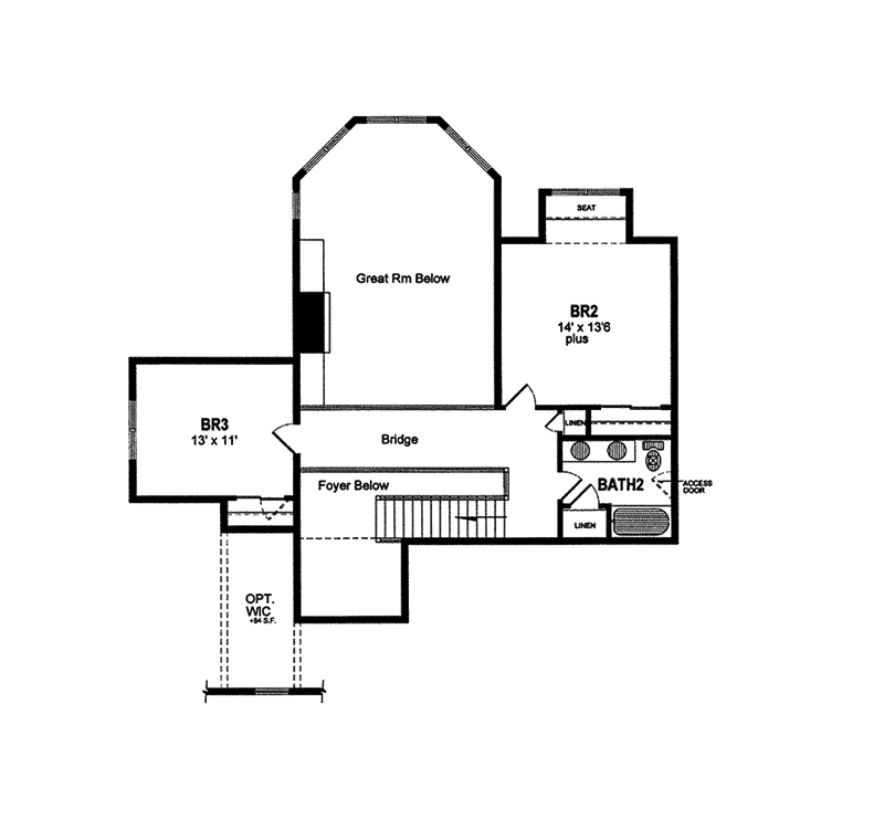 Muldoon Traditional Home Plan 034D-0079 - Shop House Plans and More