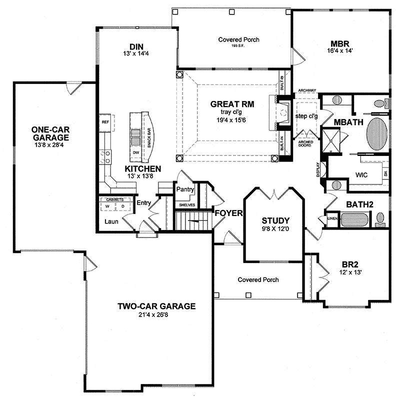 Sebastian Ranch Home Plan 034d-0100 - Shop House Plans And More