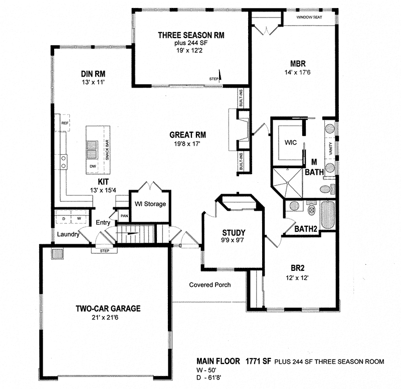 Clements Lake Ranch Home Plan 034D-0108 - Search House Plans and More