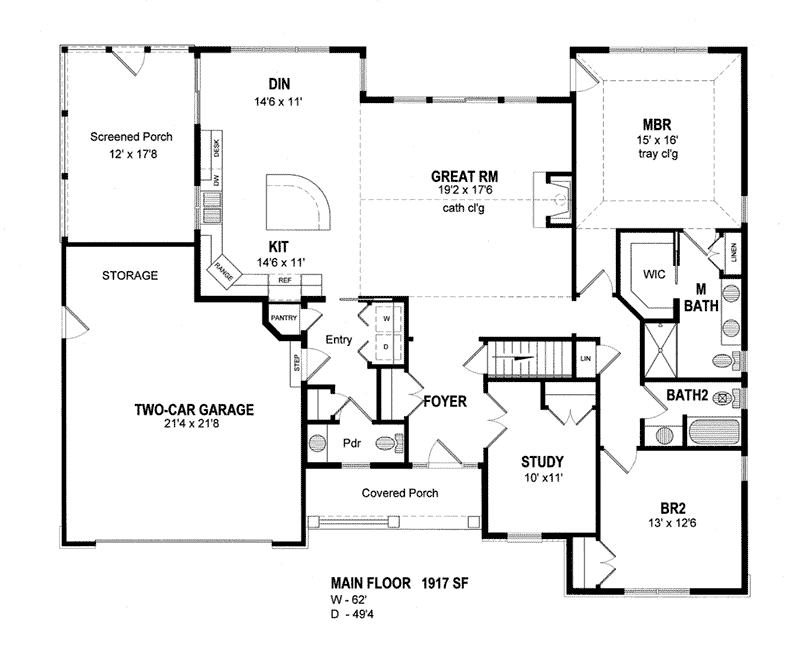 Becky Valley Ranch Home Plan 034D-0109 - Search House Plans and More