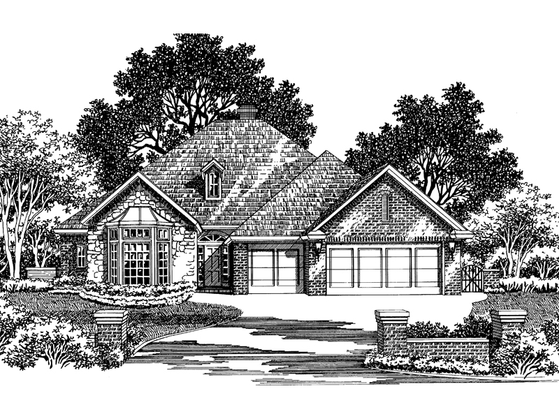 Darien Mill English Cottage Home Plan 036d 0052 House