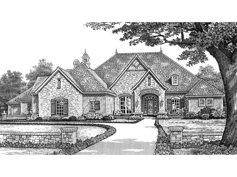 Forestview Ridge European Home Plan 036D-0151 - Search House Plans and More