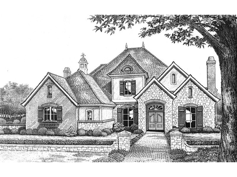 Cordelle European Home Plan 036d-0153 - Search House Plans And More