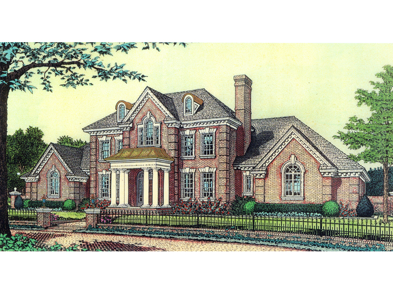 Anssonnette Luxury Colonial Home Plan 036D 0174 Search House Plans And More