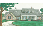 Country House Plan Front of House 036D-0204