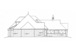 European House Plan Left Elevation - Roxburg European Tudor Home 036D-0208 | House Plans and More
