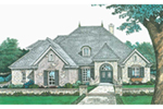 Traditional House Plan Front of House 036D-0213