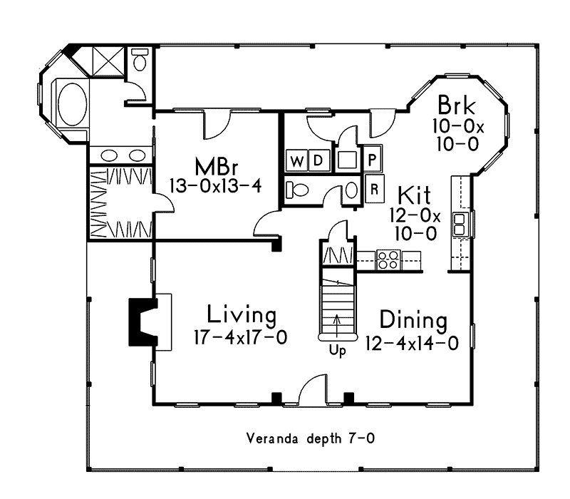 Springwood Country Home Plan 037D0009 Shop House Plans and More