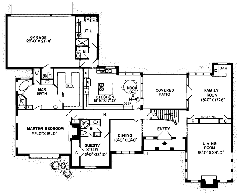 Morningside Traditional Home Plan 038D-0001 - Shop House Plans and More