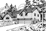 Traditional Contemporary Home With Angled Siding