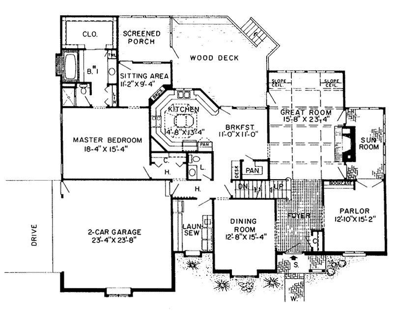 Jameson Tudor Style Home Plan 038D-0217 - Search House Plans and More