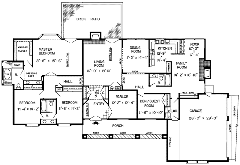 cyrene-tudor-ranch-home-plan-038d-0243-search-house-plans-and-more