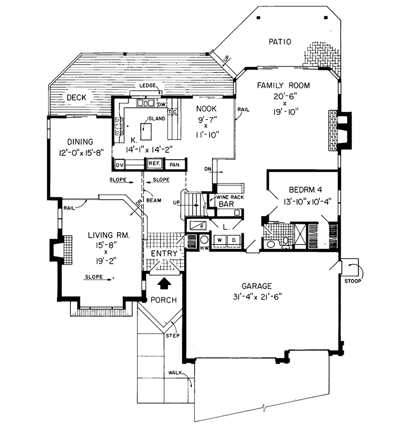 Gramercy Contemporary Home Plan 038D-0297 - Search House Plans and More