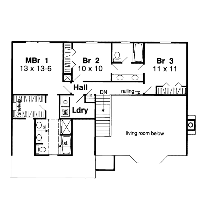 Northwood Traditional Home Plan 038D-0431 - Shop House Plans and More