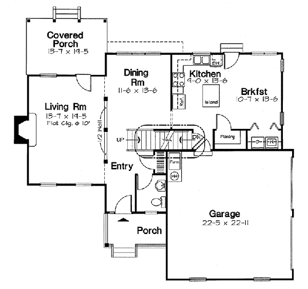 Labadie Place Colonial Home Plan 038D-0538 | House Plans and More