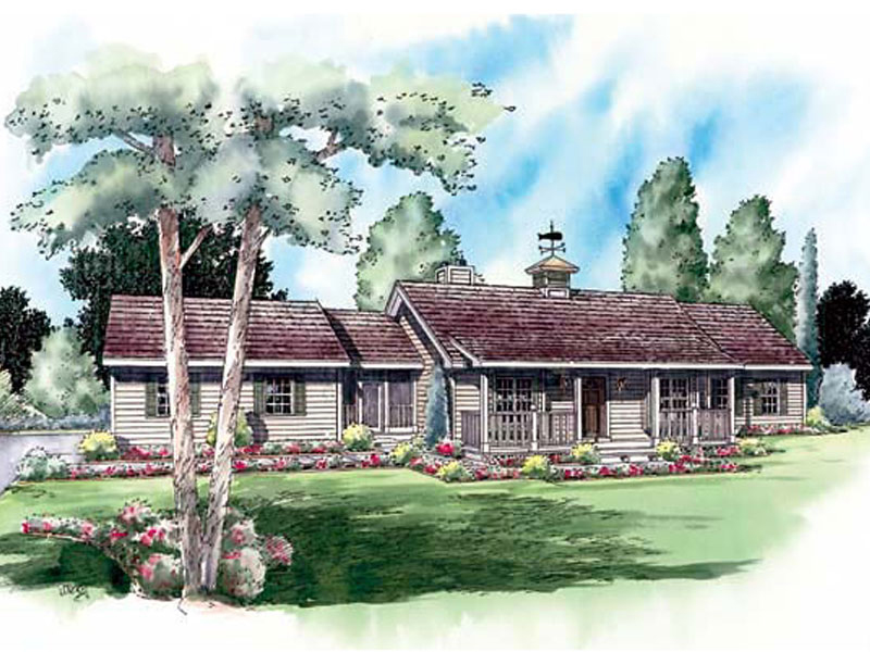 Worthington Hill Ranch Home Plan 038D0542 Shop House Plans and More