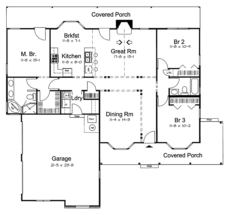 Keystone Farm Southern Home Plan 038D-0561 - Search House Plans and More