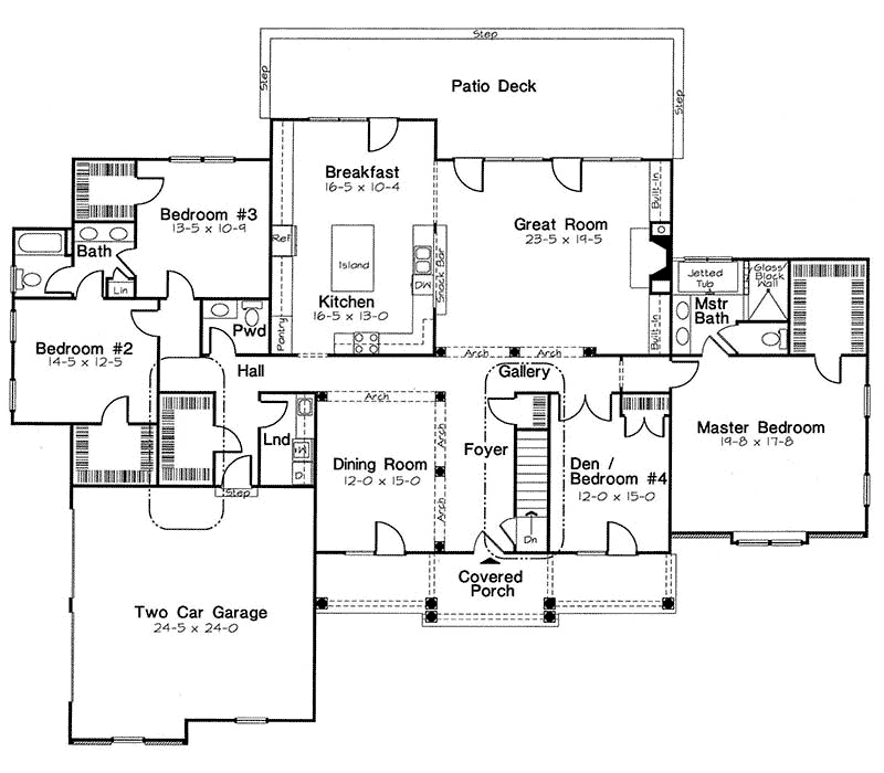 Hebert Country French Home Plan 038D-0576 - Search House Plans and More