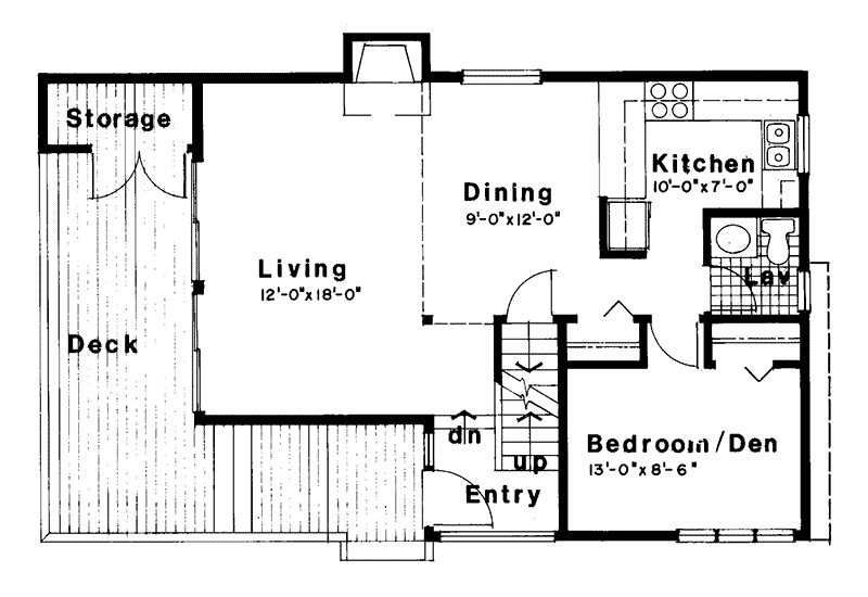 Robin Rustic Modern Home Plan 038D-0591 - Shop House Plans and More