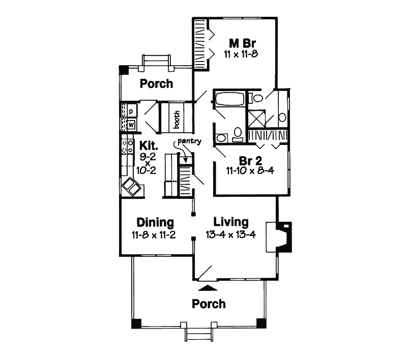 Alder Pier Narrow Lot Home Plan 038D-0725 | House Plans ...