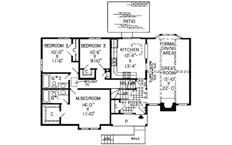 Vacation Home Plan First Floor 038D-0768