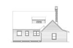 Farmhouse Plan Rear Elevation - Farmview Acadian Country Home 040D-0001 - Search House Plans and More