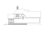 Traditional House Plan Left Elevation - Valleyside Craftsman Home 040D-0005 - Shop House Plans and More