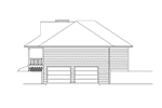 Southern House Plan Right Elevation - Thornspring Country Ranch Home 040D-0010 - Shop House Plans and More