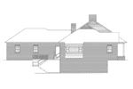 Acadian House Plan Left Elevation - Paterson Country Home 040D-0012 - Shop House Plans and More