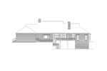 Acadian House Plan Rear Elevation - Paterson Country Home 040D-0012 - Shop House Plans and More