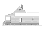 Ranch House Plan Right Elevation - Forestville Country Home 040D-0015 - Search House Plans and More