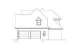 Traditional House Plan Right Elevation - Radcliffe European Home 040D-0018 - Shop House Plans and More