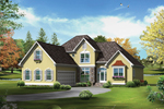 Traditional House Plan Front of House 040D-0019