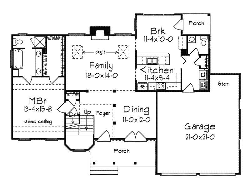 European House Plan First Floor - Robertson Country French Home 040D-0025 - Shop House Plans and More