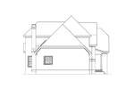 European House Plan Left Elevation - Robertson Country French Home 040D-0025 - Shop House Plans and More