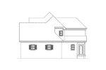 European House Plan Right Elevation - Robertson Country French Home 040D-0025 - Shop House Plans and More