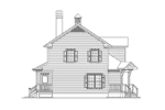 Country House Plan Right Elevation - Elmfield Country Home 040D-0031 - Search House Plans and More