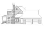 Country House Plan Right Elevation - Grayson Country Home 040D-0033 - Search House Plans and More
