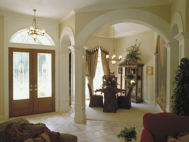 Italian House Plan Dining Room Photo 02 - Juliana Luxury Home 047D-0056 - Search House Plans and More