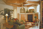 Italian House Plan Family Room Photo 02 - Juliana Luxury Home 047D-0056 - Search House Plans and More