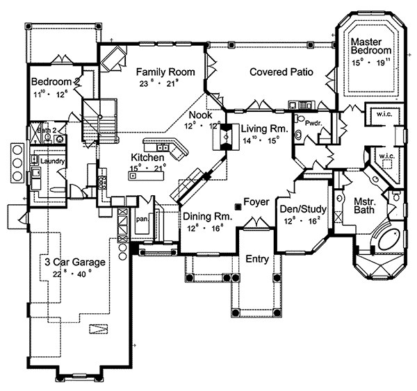 Corvina Mediterranean Home Plan 047D-0064 | House Plans and More