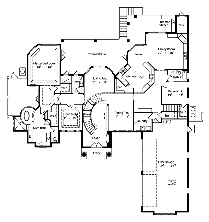 Bella Vista Florida Modern Home Plan 047D-0066 - Search House Plans and ...