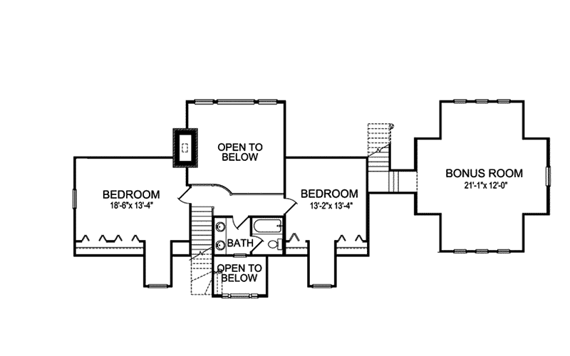 Hancock Hill Rustic Log Home Plan 047D-0079 - Search House Plans and More