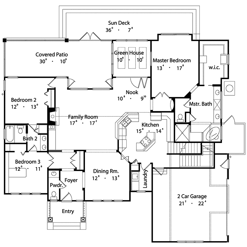 Sunnyisle Craftsman Home Plan 047D-0111 - Shop House Plans and More