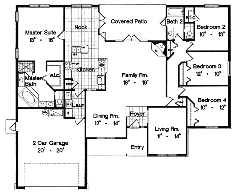 Havana Hill Traditional Home Plan 047d-0119 