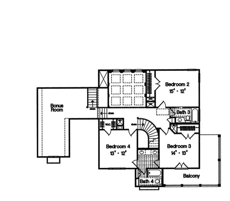  Federal  Point Georgian  Home Plan  047D 0172 House  Plans  