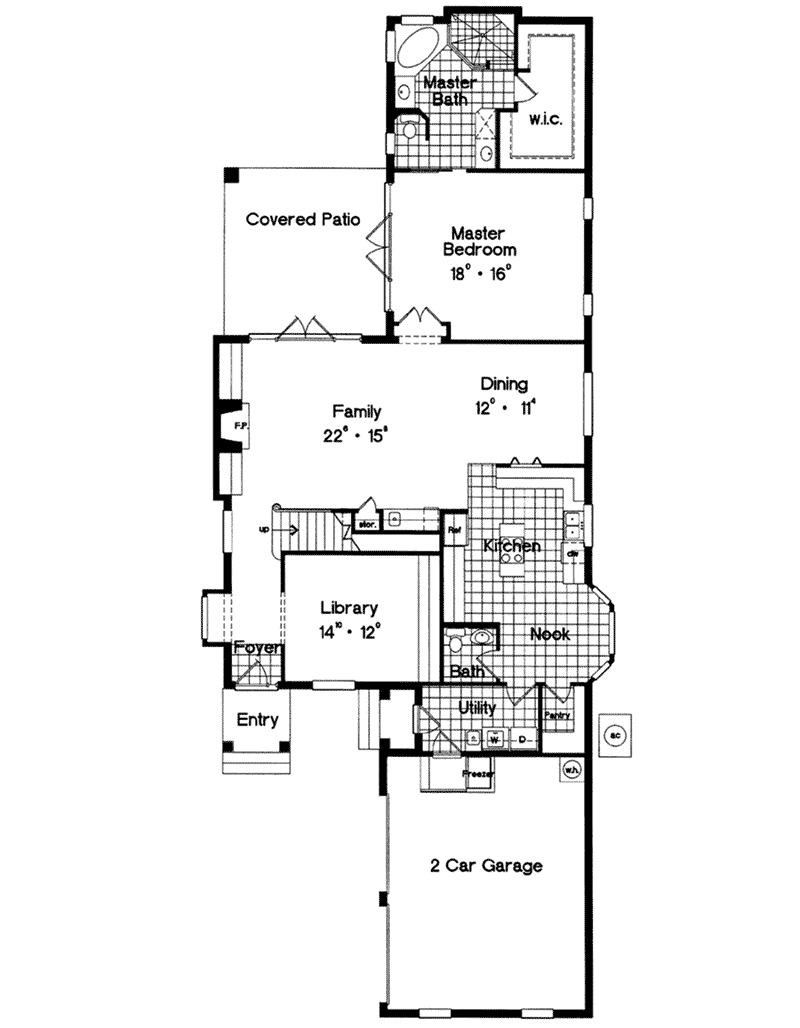 Estero Colonial Home Plan 047D-0205 - Search House Plans and More