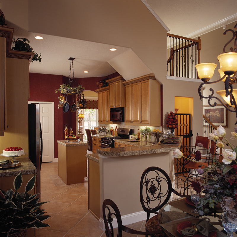 Florida House Plan Kitchen Photo 01 - Lakeport Luxury Home 047D-0211 - Shop House Plans and More