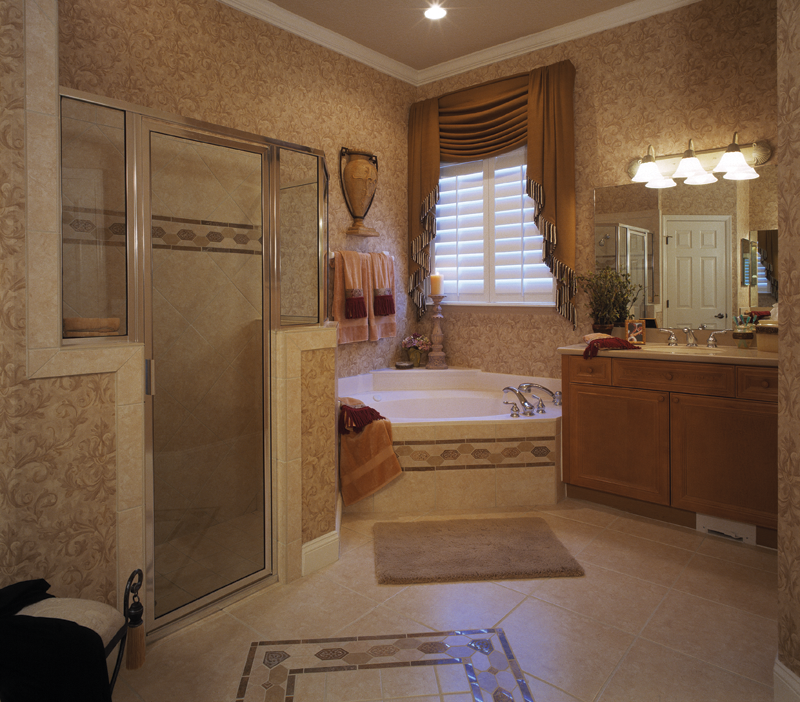 Florida House Plan Master Bathroom Photo 01 - Lakeport Luxury Home 047D-0211 - Shop House Plans and More