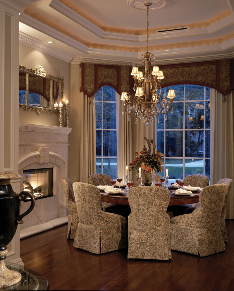 Traditional House Plan Dining Room Photo 01 - Miranda Place Luxury Home 047D-0215 | House Plans and More